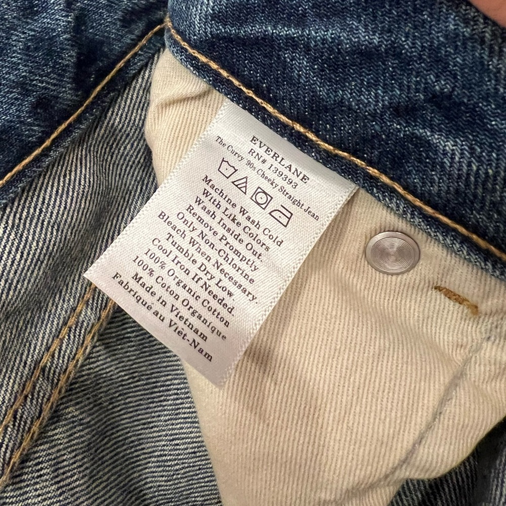 Everlane Curvy ‘90s Cheeky Straight Jean Size 30R - Picture 6 of 6